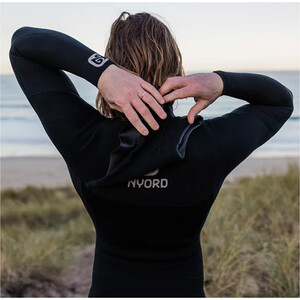 2025 Nyord Mens Furno Warmth 4/3mm Chest Zip GBS Wetsuit FWM43001 - Black